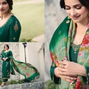 Kaseesh Mehfil Women's Embroidered Georgette Unstitched Salwar Kameez - Image 5