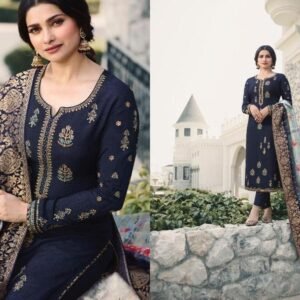 Kaseesh Mehfil Women's Embroidered Georgette Unstitched Salwar Kameez - Image 7