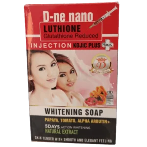 D-Ne Nano Luthione Glutathione Reduced Injection Kojic Plus Whitening Soap 160gm