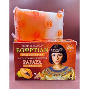 Egyptian Maxi White Plus Papaya Face & Body Soap 160g
