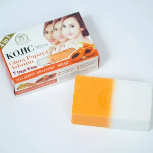 Kojic White Gluta Papaya Arbutin Soap - 160g - Image 3