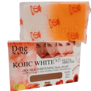 D-Ne Nano Kojic White Gluta Papaya Carrot Arbutin Soap 160gm